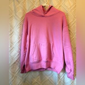 Zenana pink hoodie. Size large.